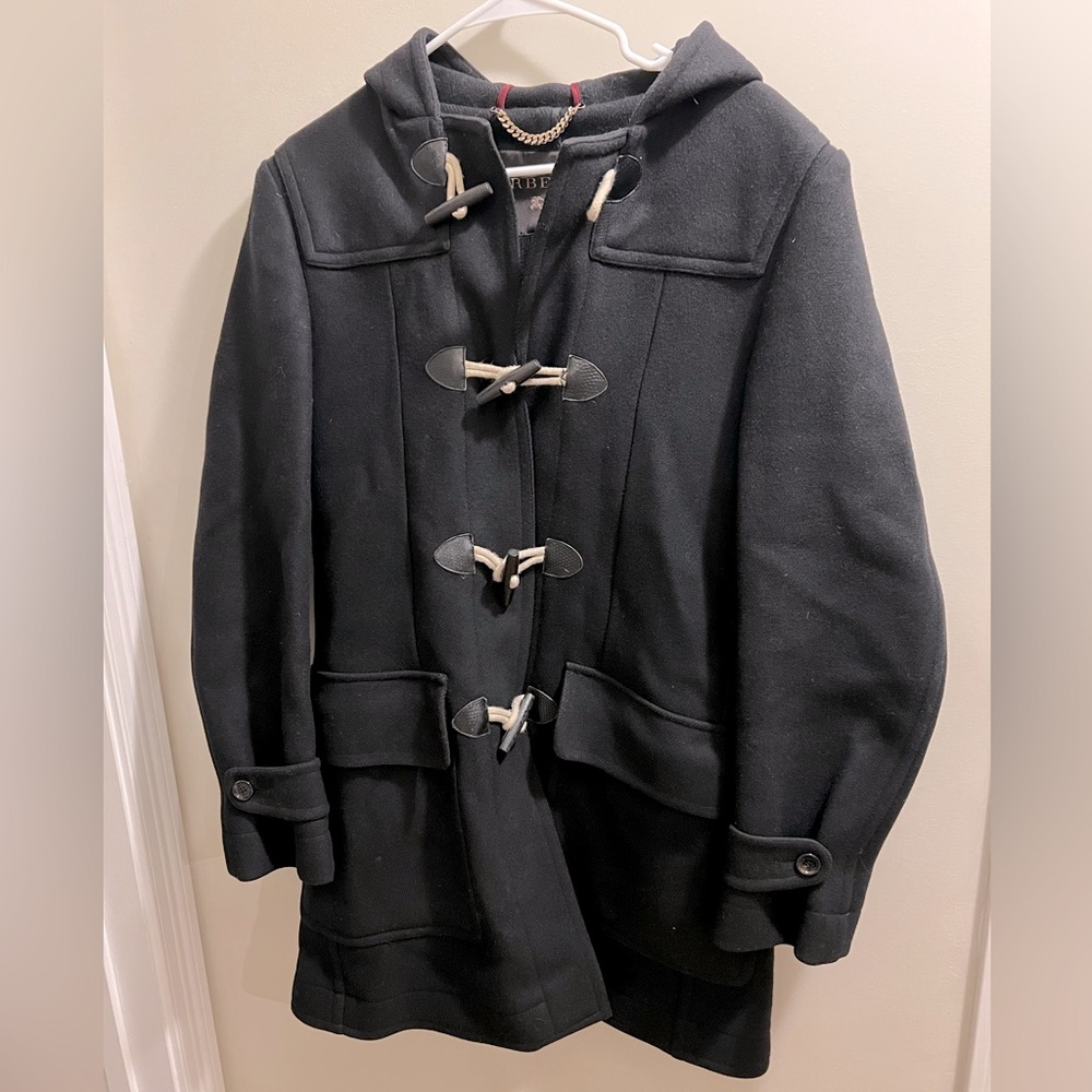 Men’s Burberry pea coat